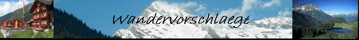 Wandervorschlaege
